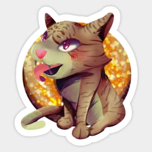 Cat of Sun Sticker